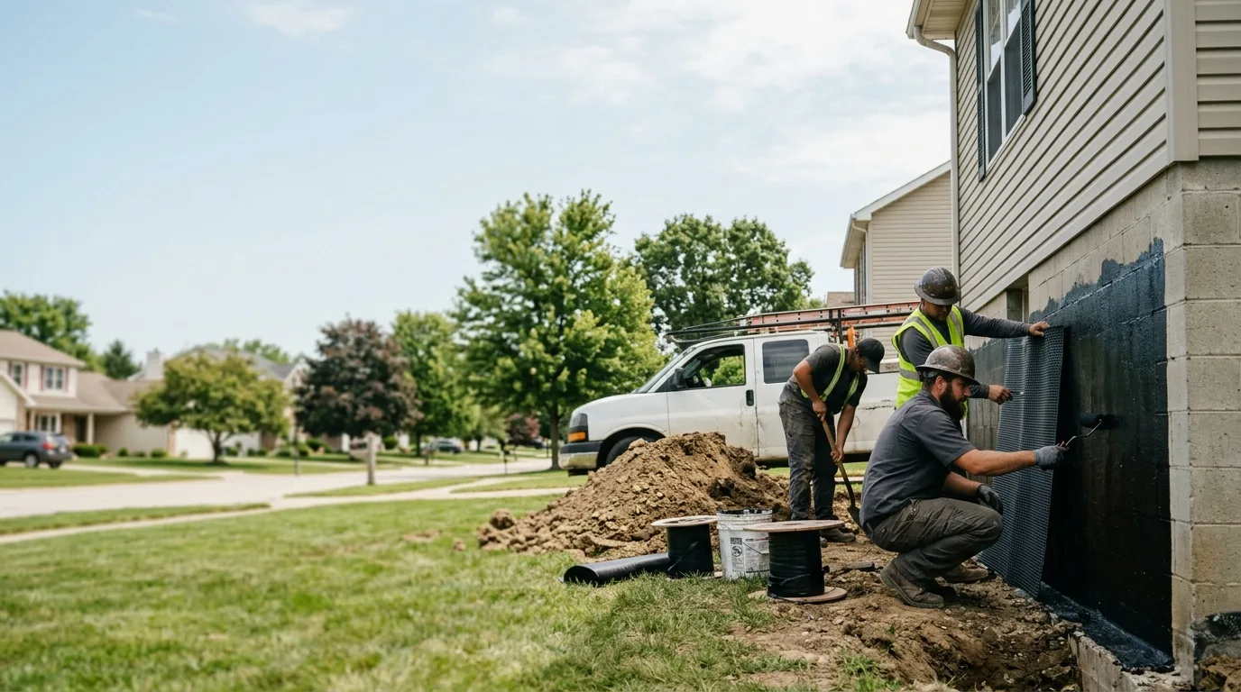 Basement Waterproofing in Marissa, IL near me